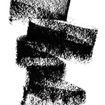 A scribble of Manasi 7 Lip and Eye Definer Petunia drawn on a table showing the smooth texture and charcoal black color.