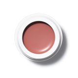 Manasi 7 All Over Colour Rojizo in a white compact jar with its screw on top removed to show the rosy-plum color.