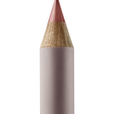 A sharpened Manasi 7 Eye and Lip Definer Ukiyo pencil showing the warm natural color. The pencil itself is dark pink.