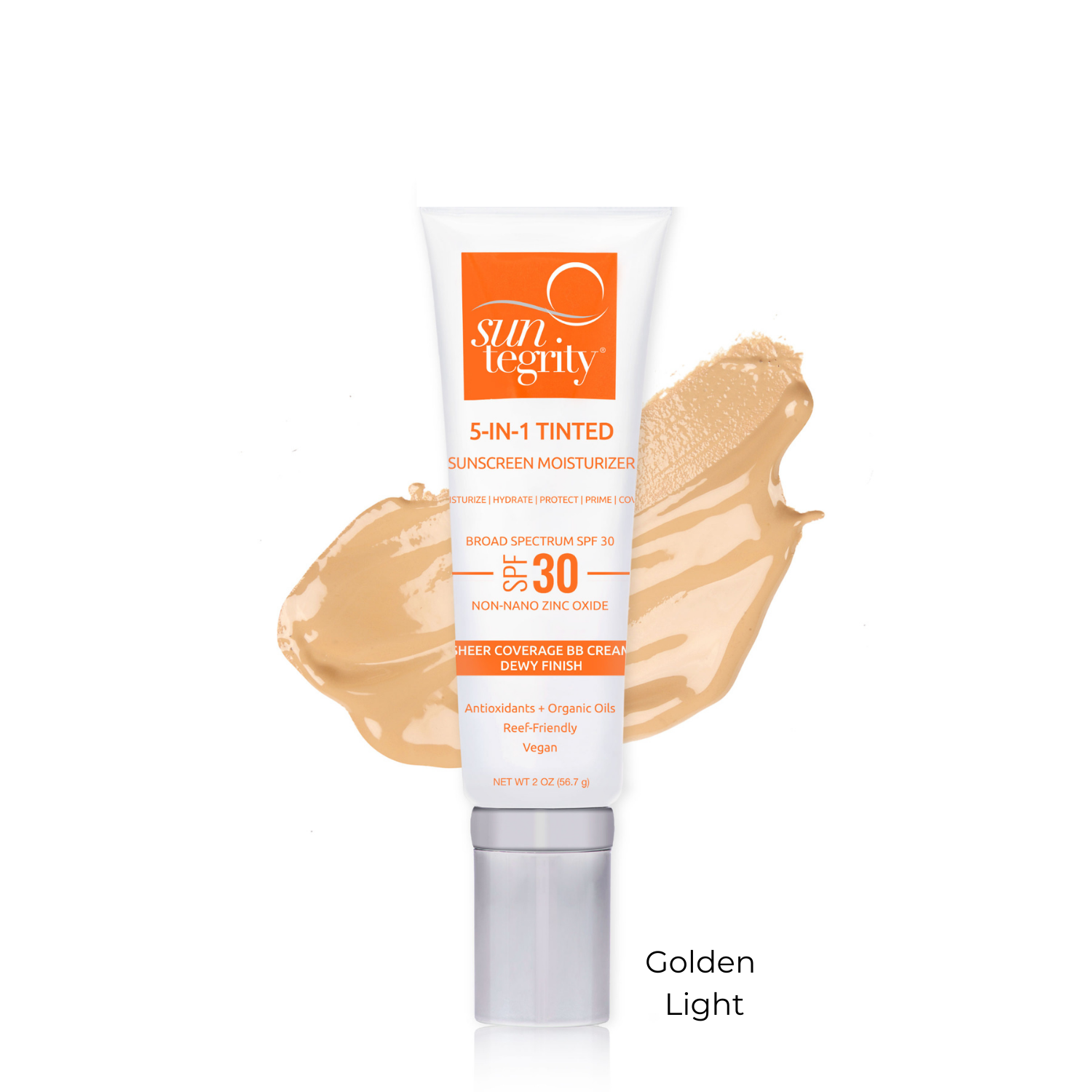 
  
  Suntegrity 5-in-1 Tinted Broad Spectrum Golden Light Sunscreen SPF 30- LORDE Beauty and Cosmetics
  
