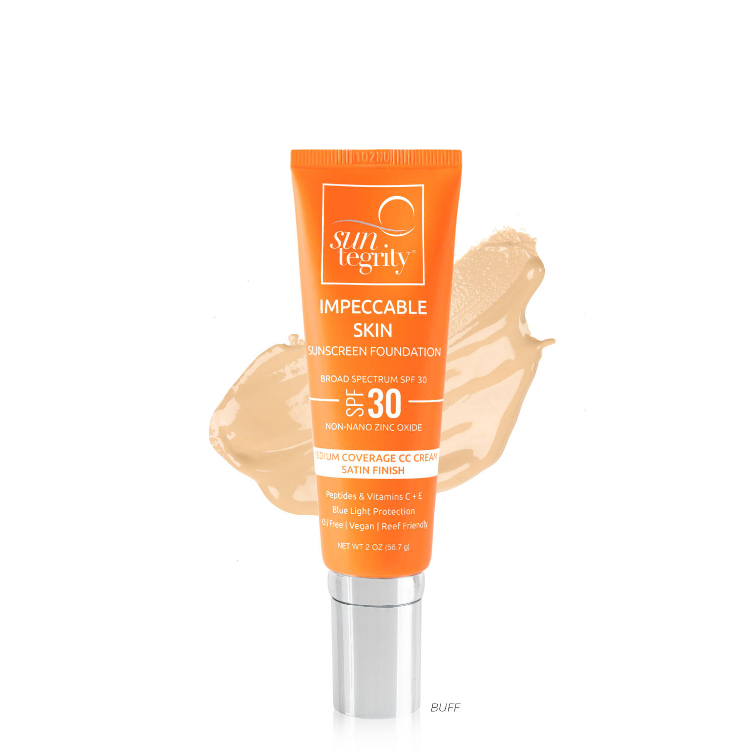 
  
  Suntegrity Impeccable Skin Sunscreen Foundation SPF 30 Buff- LORDE Beauty and Cosmetics
  
