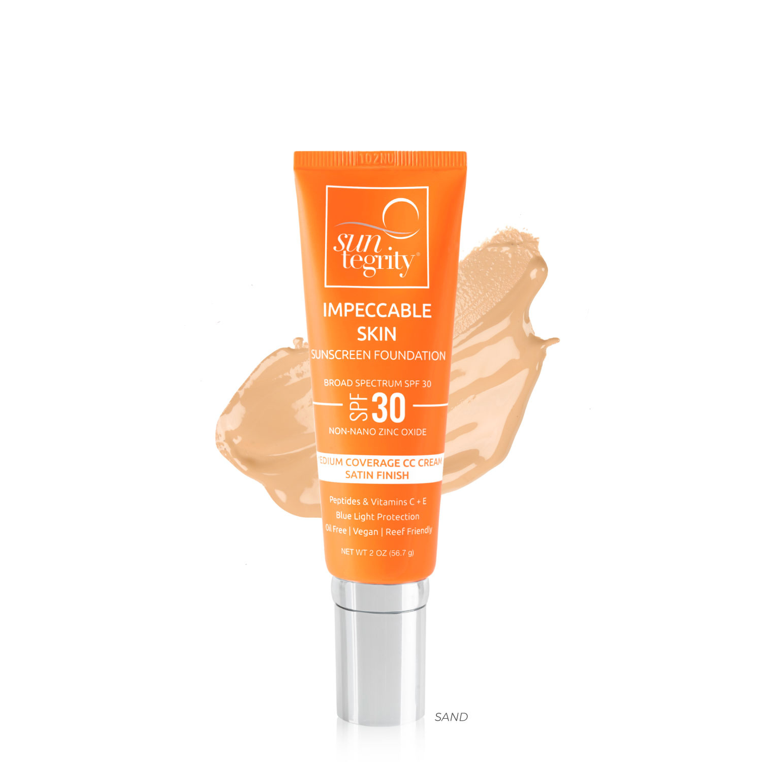 
  
  Suntegrity Impeccable Skin Sunscreen Foundation SPF 30 Sand- LORDE Beauty and Cosmetics
  
