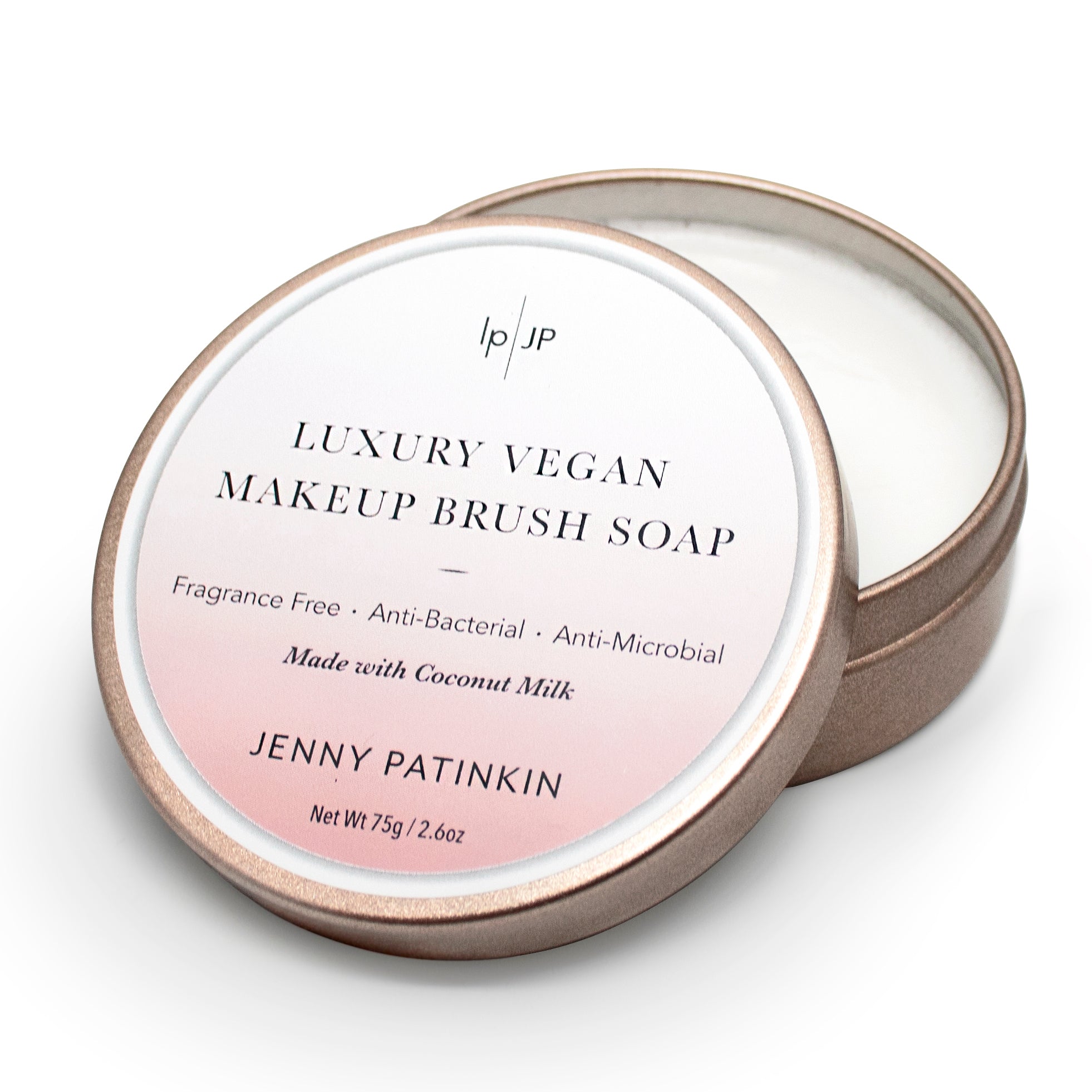 
  
  Jenny Patinkin Luxury Vegan Makeup Brush Soap- LORDE Beauty and Cosmetics
  
