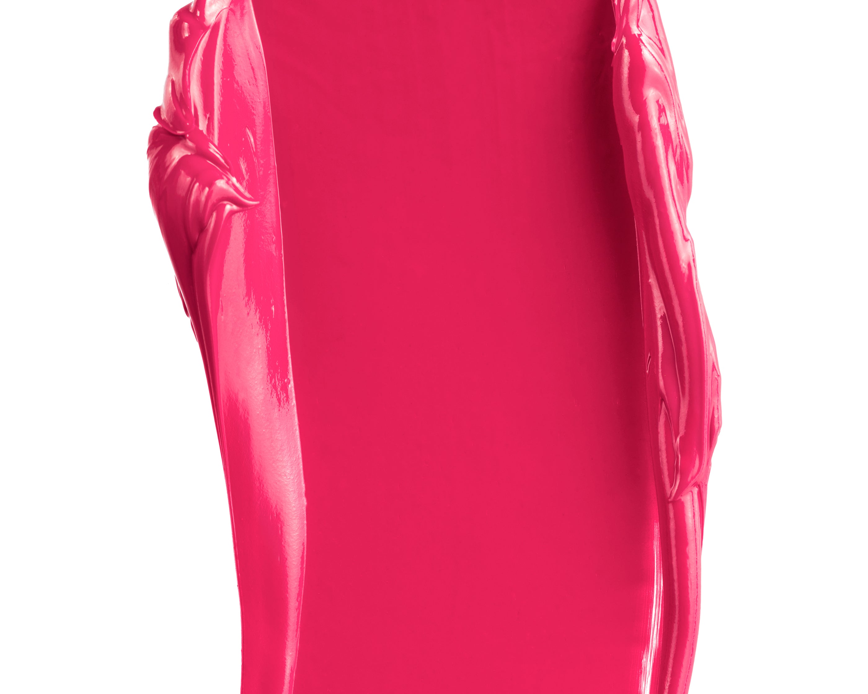A swatch of Manasi 7 All Over Colour Fuchsine showing the creamy texture and pink-fuchsia color.