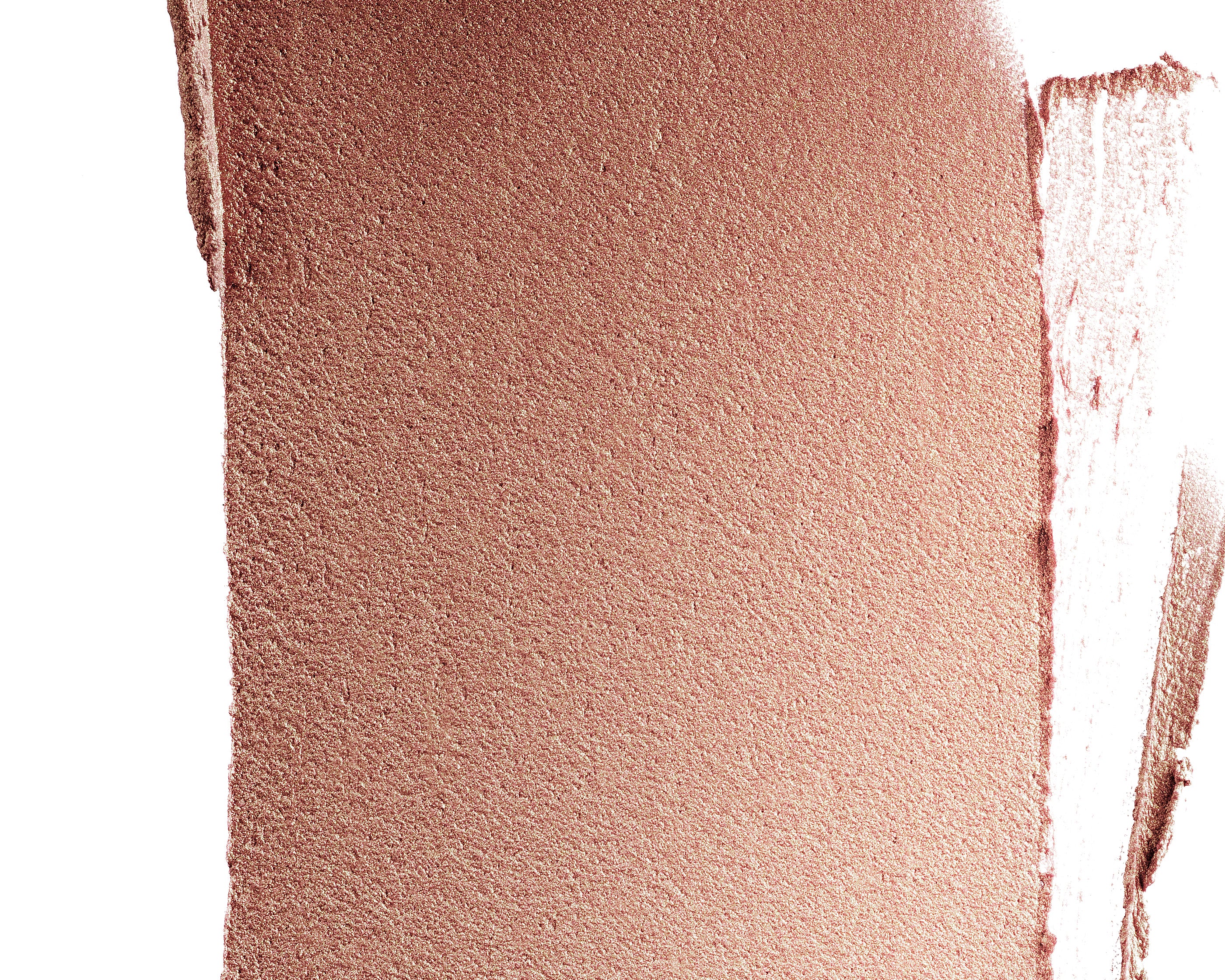 A swatch of Manasi 7 Bronzelighter Roseate Radiant Finish showing the creamy texture and rose gold, non-orange hue.