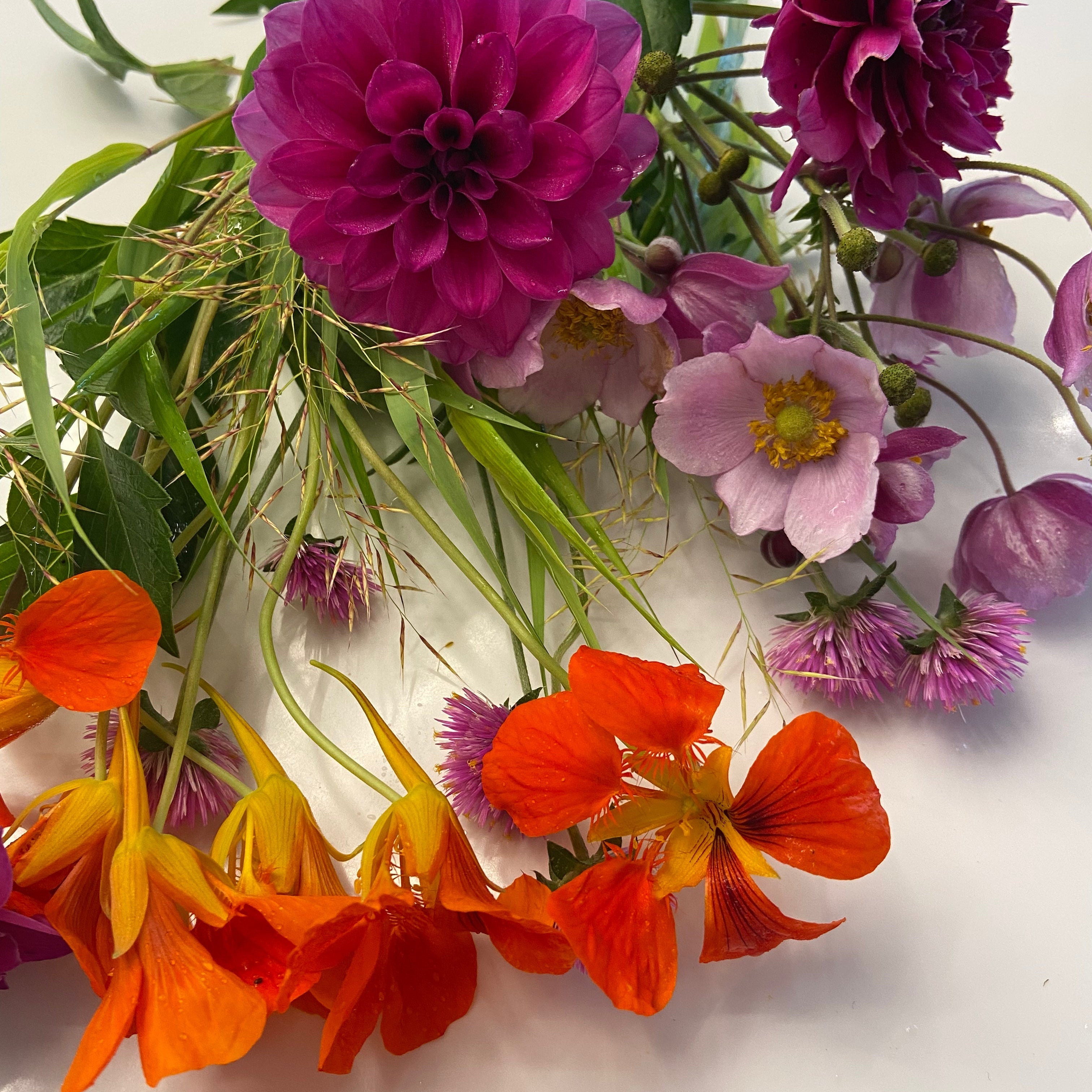 
  
  Picked flowers
  
