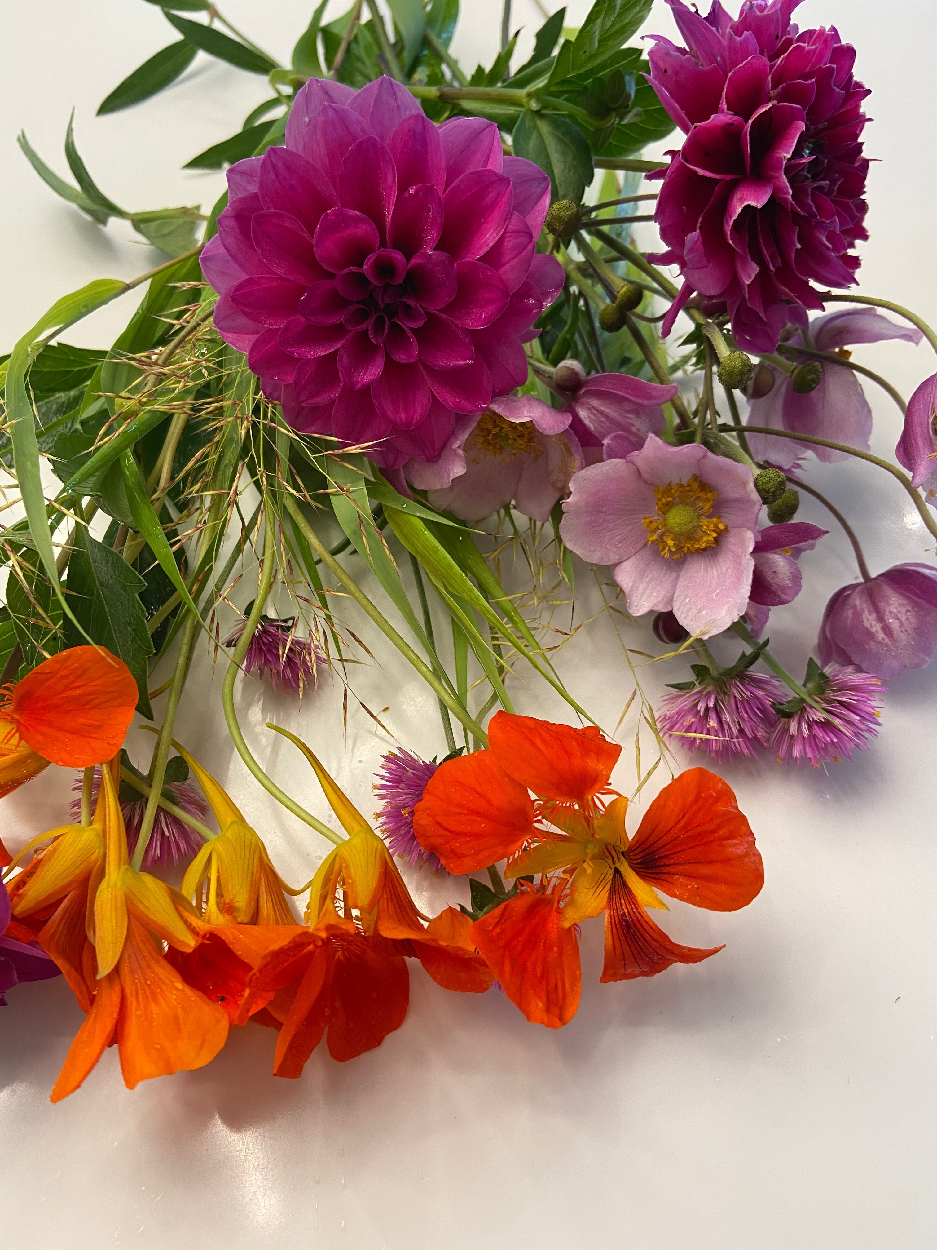 Picked flowers