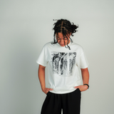 
  
  Person wearing LORDE Beauty Power Love Artist Designed Graphic T-Shirt
  
