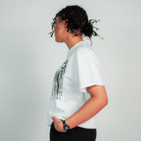 
  
  Person wearing LORDE Beauty Power Love Artist Designed Graphic T-Shirt
  
