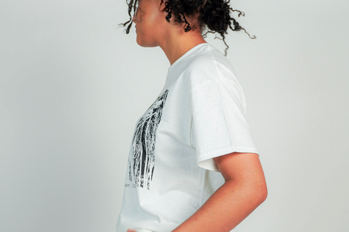 
  
  Person wearing LORDE Beauty Power Love Artist Designed Graphic T-Shirt
  
