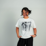 
  
  Person wearing LORDE Beauty Power Love Artist Designed Graphic T-Shirt
  
