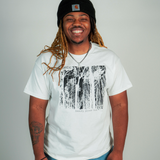 
  
  Person wearing LORDE Beauty Power Love Artist Designed Graphic T-Shirt
  
