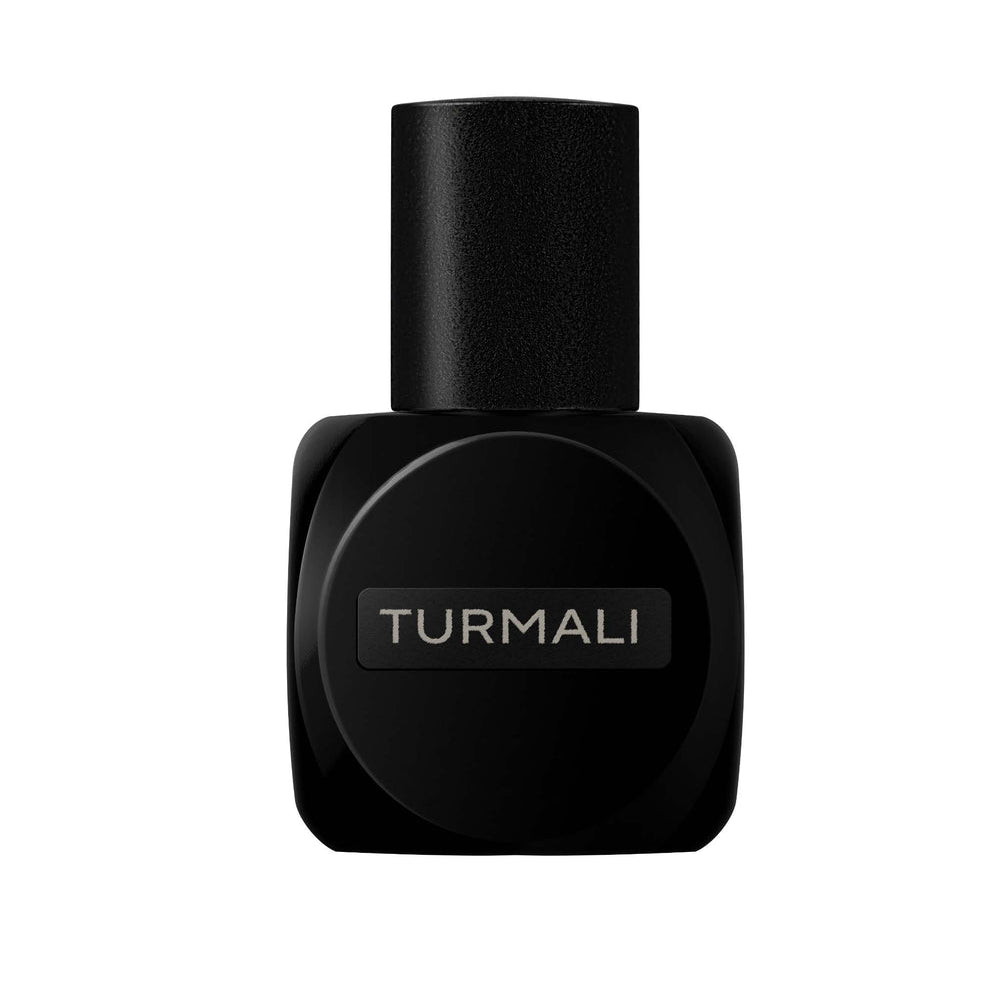 
  
  Black Osmé Fragrance TURMALI perfume bottle on a white background
  
