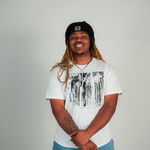 
  
  Person wearing LORDE Beauty Power Love Artist Designed Graphic T-Shirt
  
