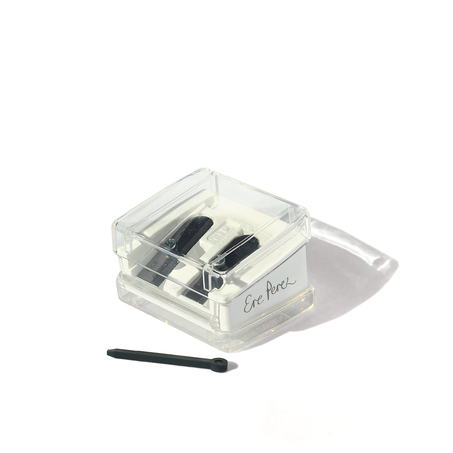 
  
  Ere Perez Perfect Catch Duo Sharpener with clean out pick on a white background
  
