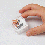 
  
  Video showing the Ere Perez Perfect Catch Duo Sharpener being emptied on a white surface.
  
