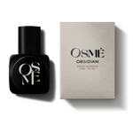 
  
  Black Osmé Obsidian perfume bottle and packaging on a white background
  
