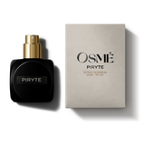 
  
  Osmé Fragrance PIRYTE showing black bottle with top removed and box.
  
