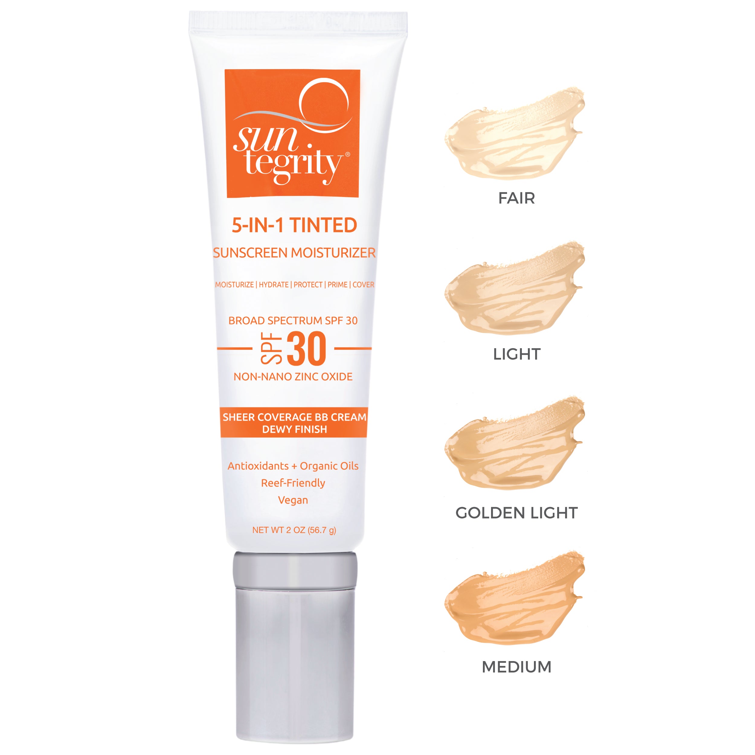 
  
  Suntegrity 5-in-1 Tinted Broad Spectrum Sunscreen SPF 30
  
